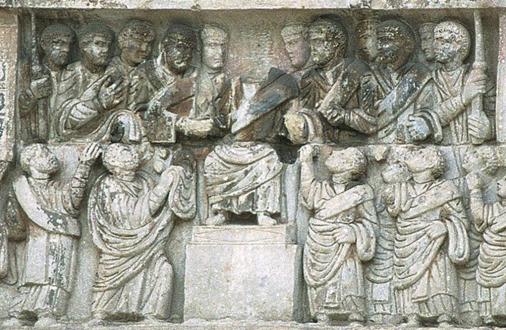 <ul><li><p>Rome, Italy</p></li><li><p>Ca 315</p></li><li><p>Roman Empire</p></li></ul><p></p>