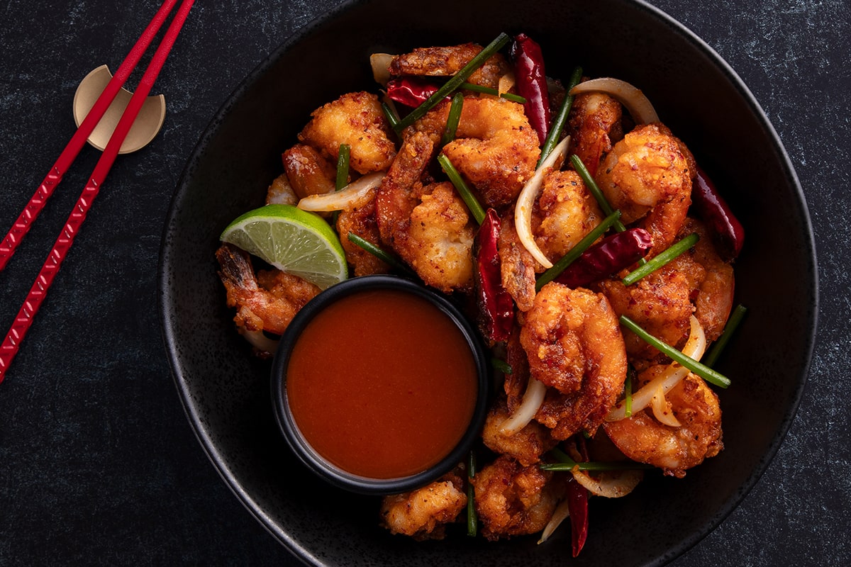 <p>Salt &amp; Pepper Prawns</p>