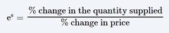 <p>a measure of how much the quantity supplied of a good responds to a change in the price of that good, computed as the percentage change in quantity supplied divided by the percentage change in price</p>