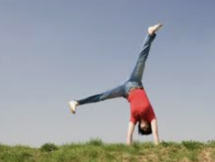 <p>What plane and axis does this cartwheeler move in?</p>