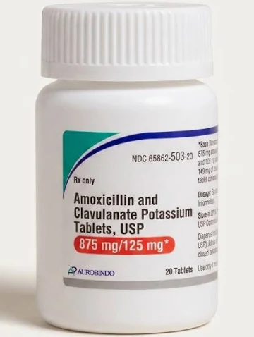 <p>SHELF 1: <strong>Amoxicillin-Clavulanate</strong> <em>(Amoxicillin + clavulanate potassium)</em></p>