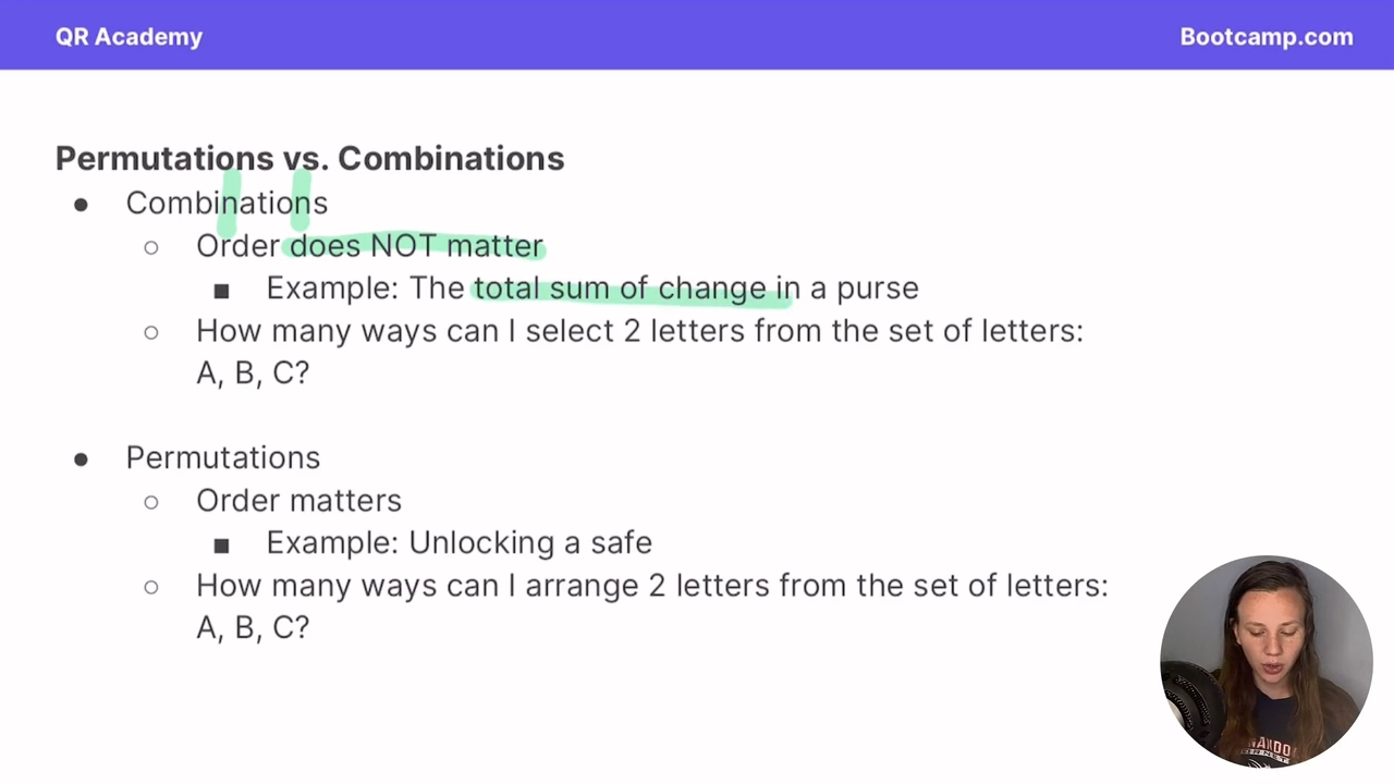 <p>order matters </p>