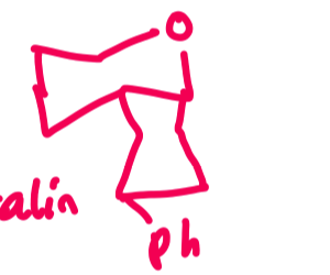 <p>if Ph group is (R) then cisdecalin would form</p>