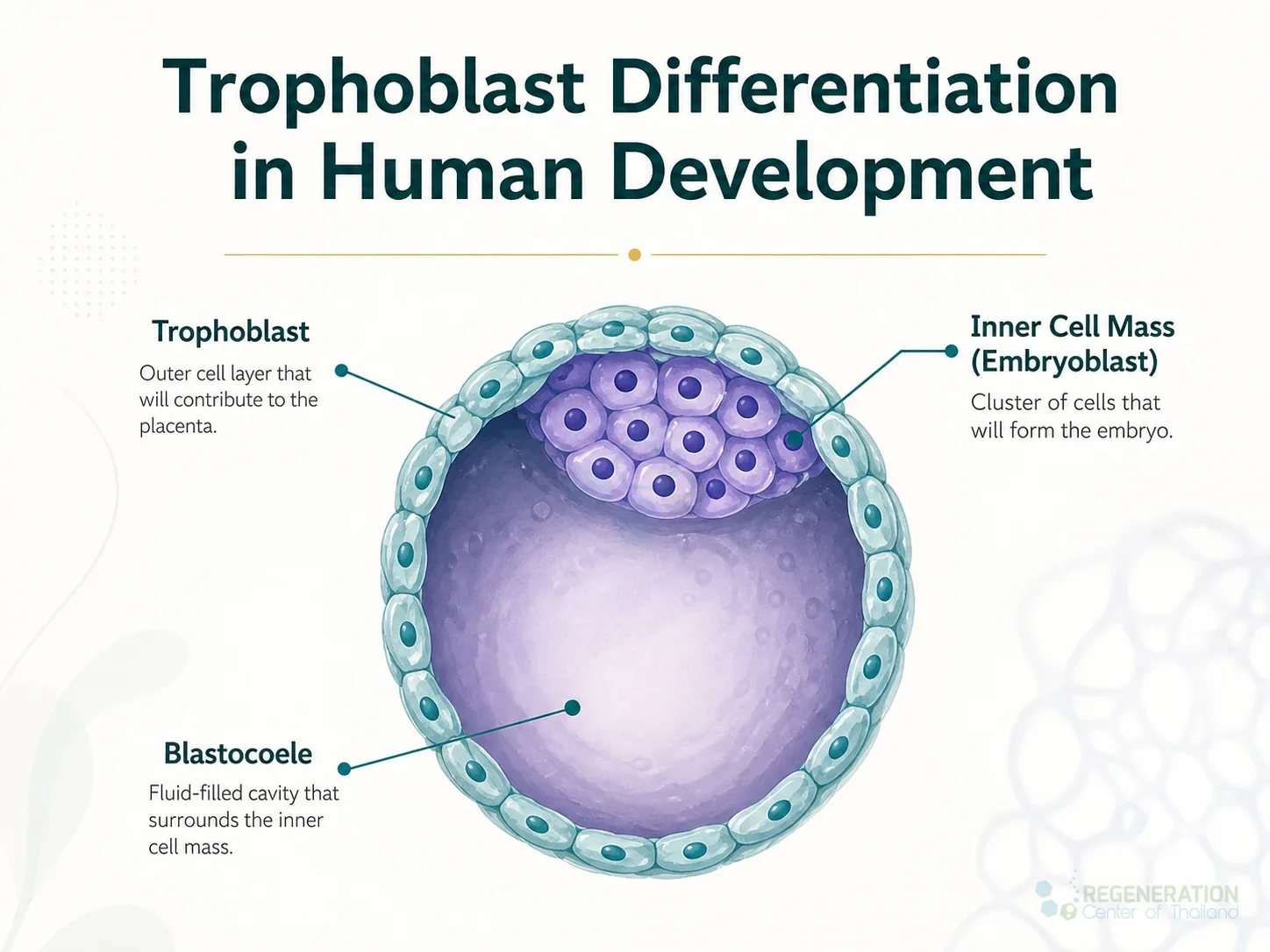 <p>outer layer of cells on the blastocyst; will contribute to the placenta, not the embryo itself </p>