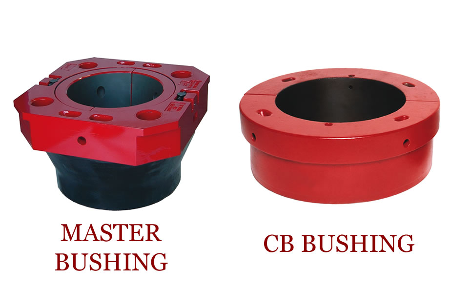 <p>Details: Large structural assemblies dropped into the main rotary table center to transition drive torque or house slips.</p>