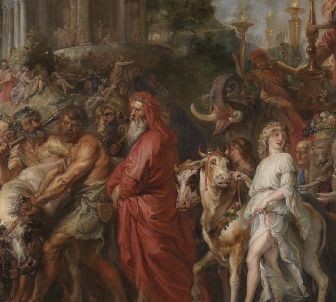 <p>The Triumph: Authority affirmed thru art and culture </p>