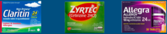 <p>All are "Non-drowsy" although more people report drowsiness with cetirizine vs loratadine </p><p>Good for seasonal allergy symptoms, will help dry up a post nasal drip</p>