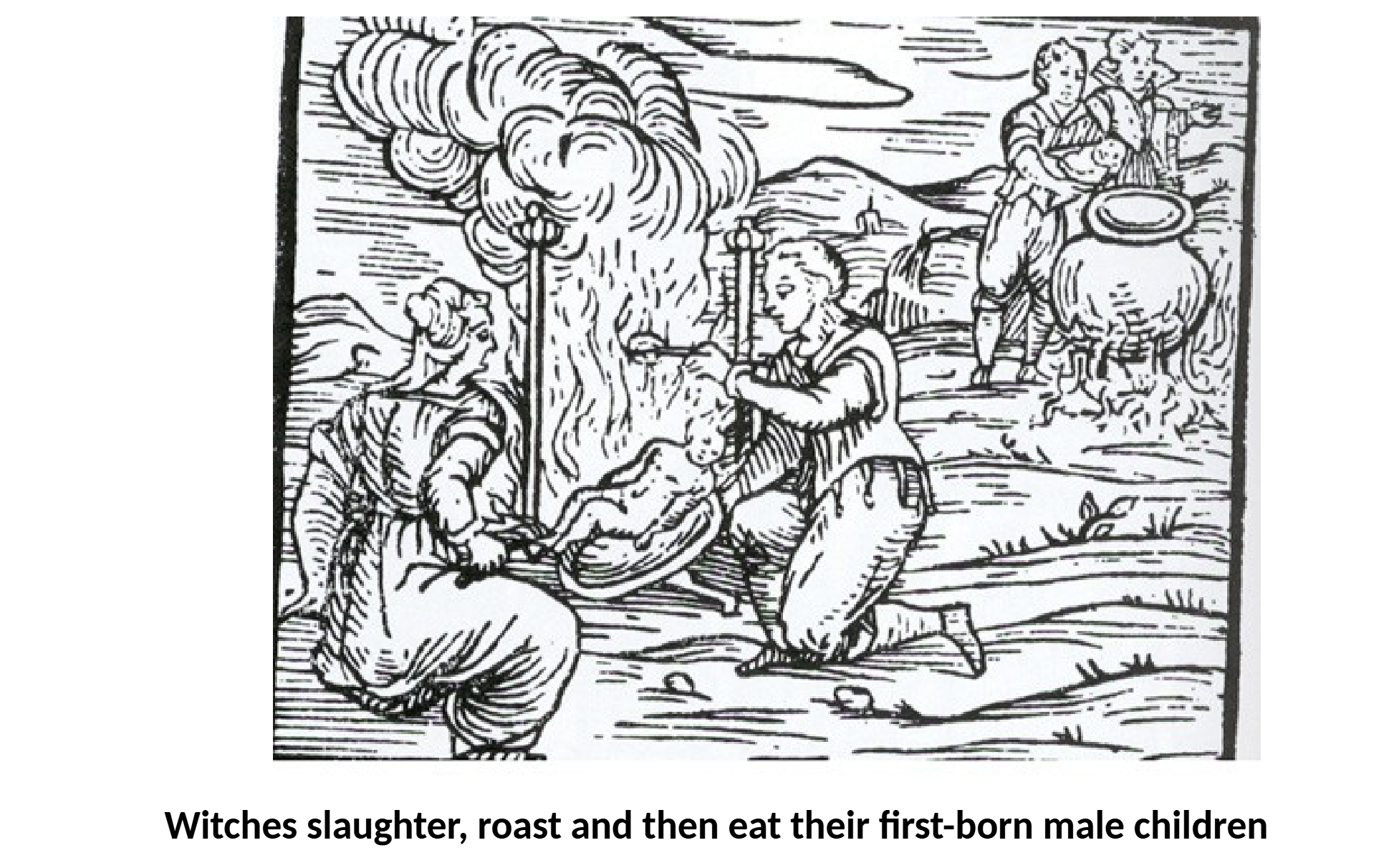 <p>look at attached images for more context on witches + surrounding stereotypes</p>