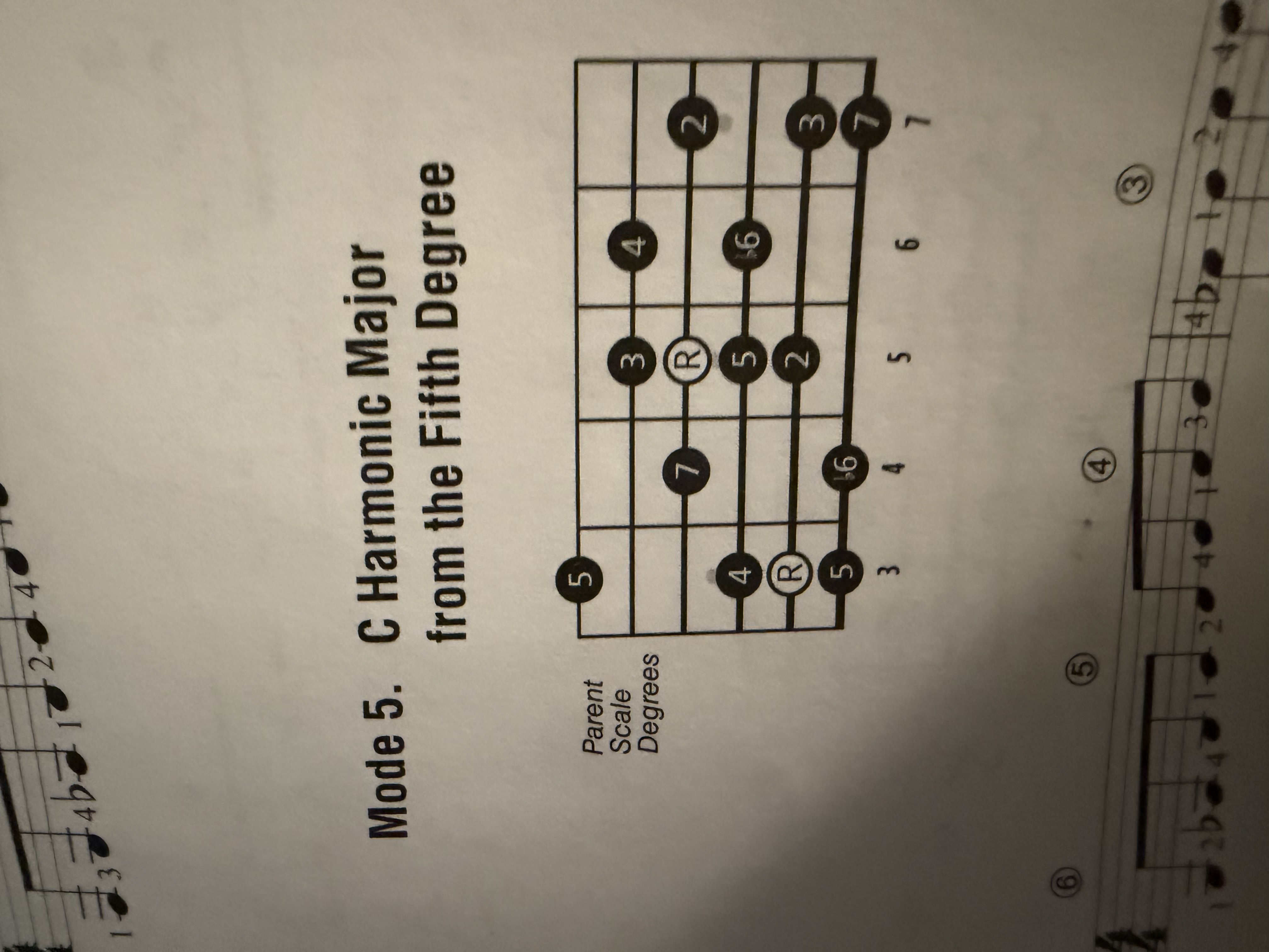 <p>Harmonic Major 5th Degree</p>