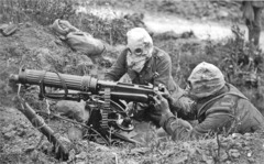 <p>machine guns, poison gas, tanks, airplanes, submarines</p>