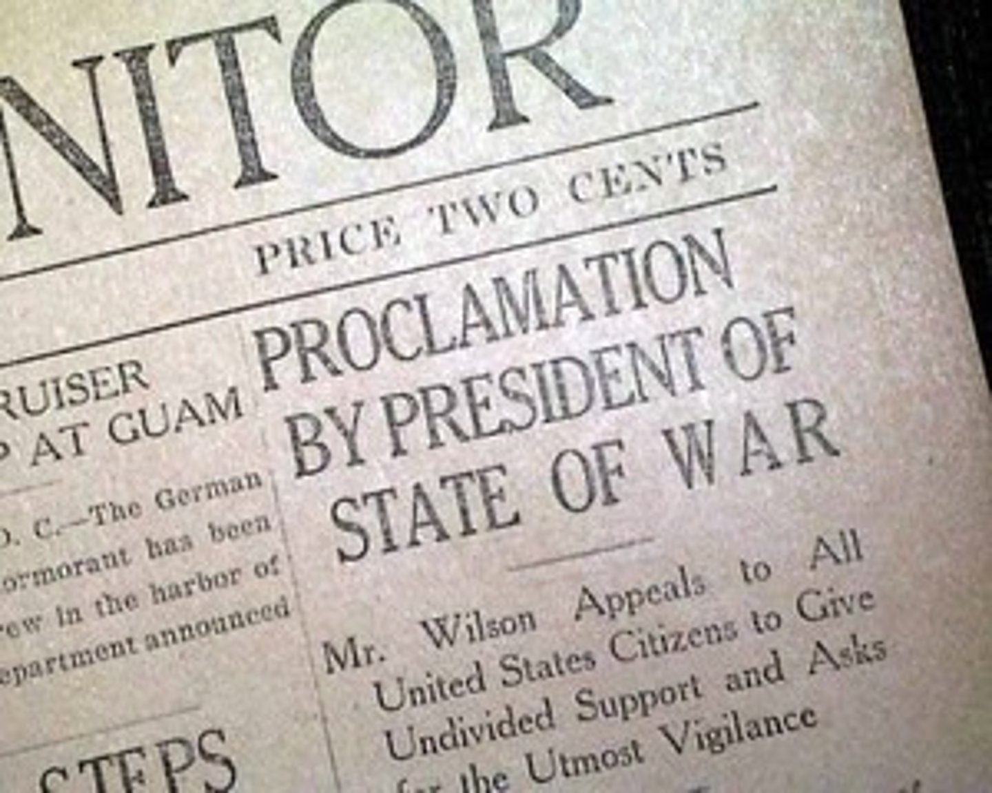 <p>(formal military English) chiến tranh được tuyên bố Ví dụ: War was declared in 1939.</p>