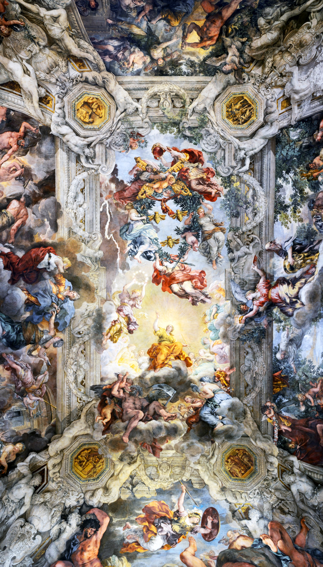 <p>Palazzo Barberini, Sala Granda, Divina providenza, Pietro da Cortona</p>