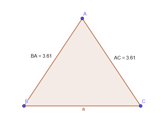 <p>[TRIANGLES] The angles opposite the equal sides in an isosceles triangle are equal. (i.e. Given image - Prove B and C equal)</p>