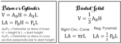 <p>- General Volume and Lateral Area</p><p>- Pointed Solid: Lateral Area of Cone and Pyramid</p>