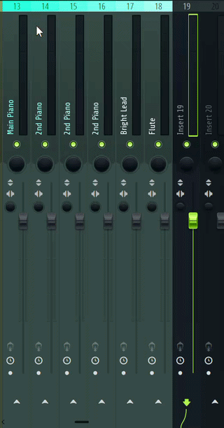 <p><strong>After selecting items from your “Group” You ??? Click to route those tracks only to your bus”</strong></p>