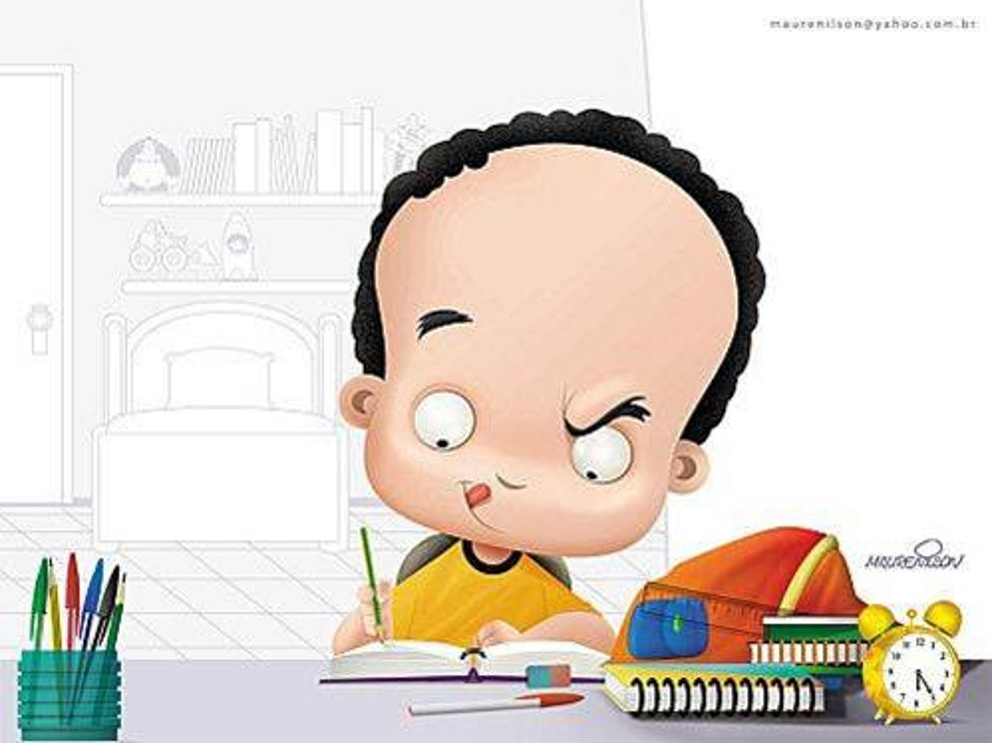<p>I do my homework</p>