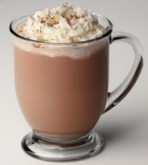 <p>a hot chocolate</p>