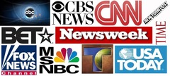 <p>the broadcasting channel \publication providing news, information and feature stories to the public by way of newspapers, magazines, social media and the Internet, television and radio</p>