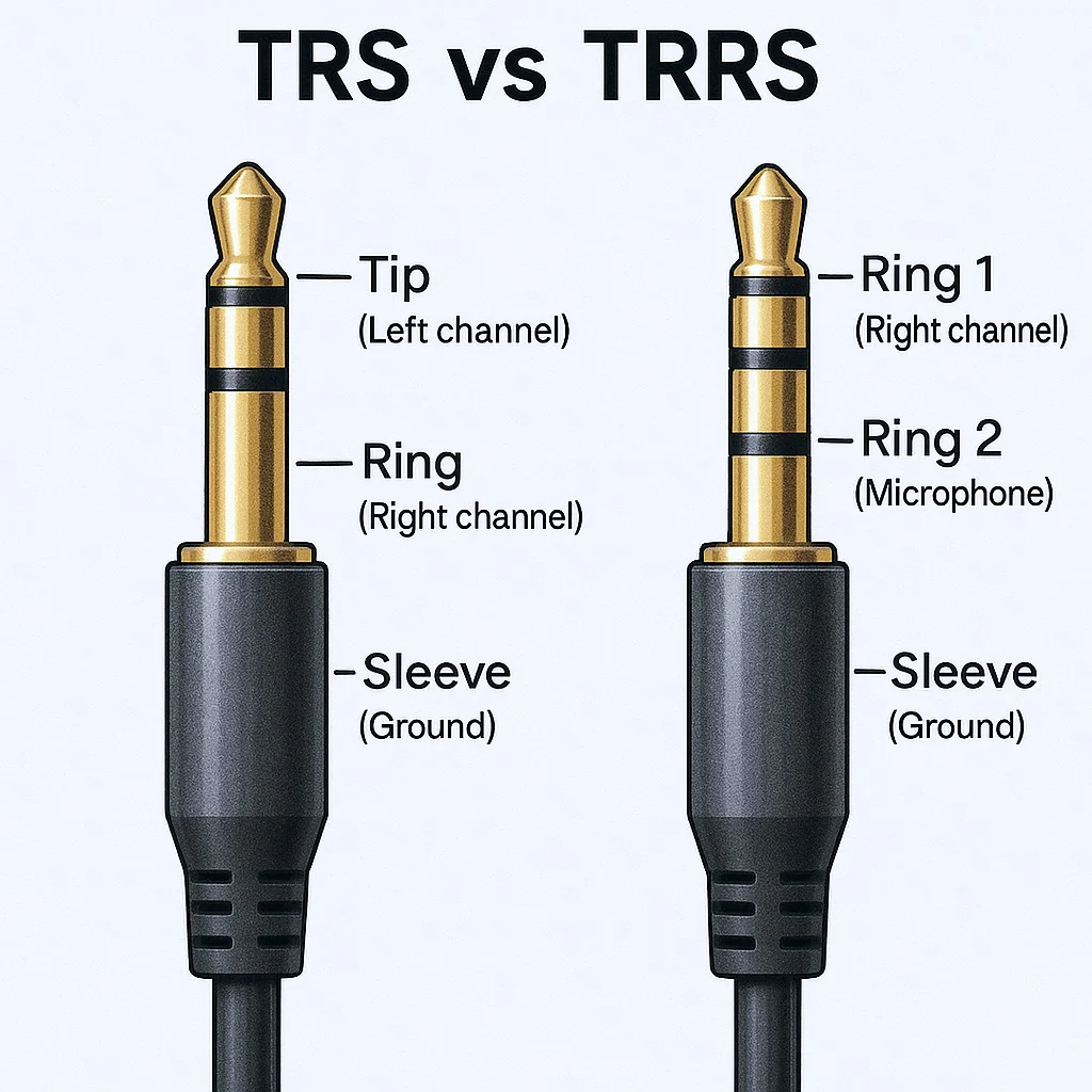 <p>A: Tip-Ring-Ring-Sleeve — a 3.5mm analog audio jack used for wired headsets</p>