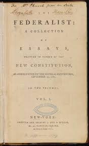 <p><span style="line-height: 17.120001px;"><strong>Federalist Papers</strong></span></p>