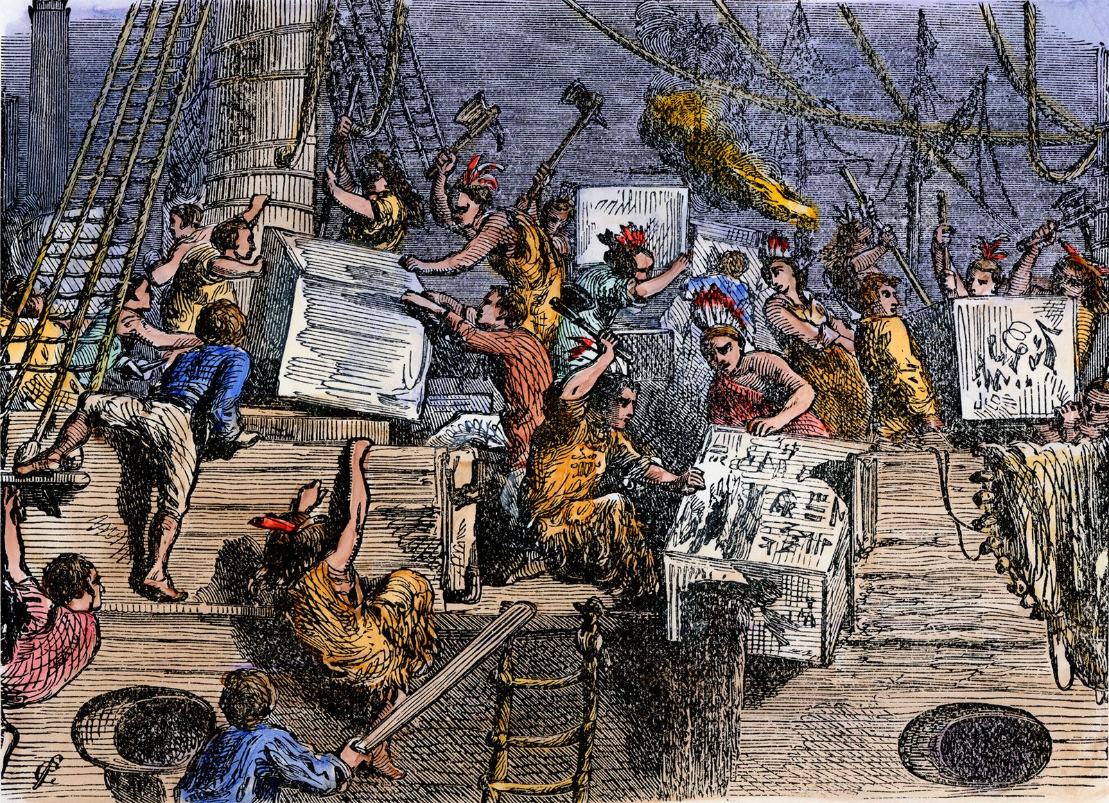 <p>Tell me about the Boston Tea Party.</p>