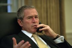 <p>George Bush Jr</p>