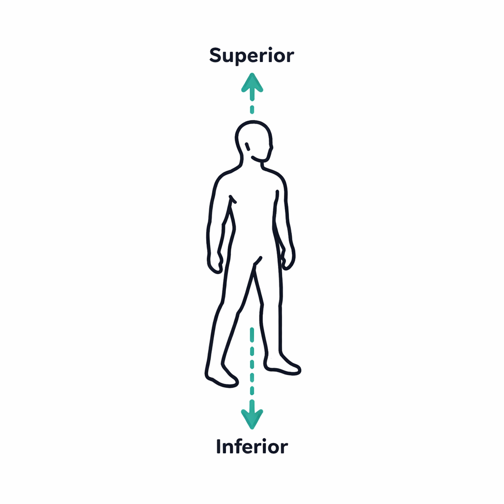 <p>referring to the lower half of the body </p>