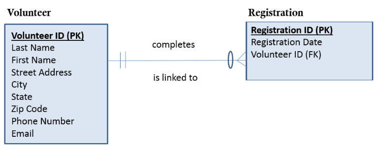 <p>What is the modality of Volunteer?</p>
<p>A. Two or more<br />
B. Two<br />
C. Dependent on registration date<br />
D. At least one</p>