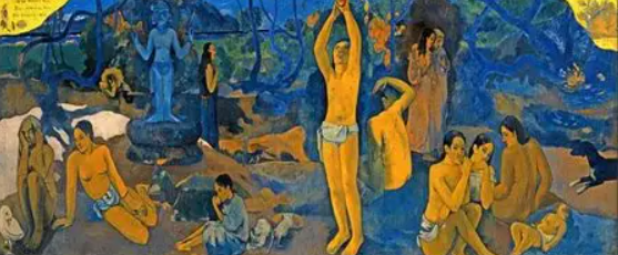 <p>Pail Gauguin, Where do we come from, What are we, Where are we going?, 1897</p>