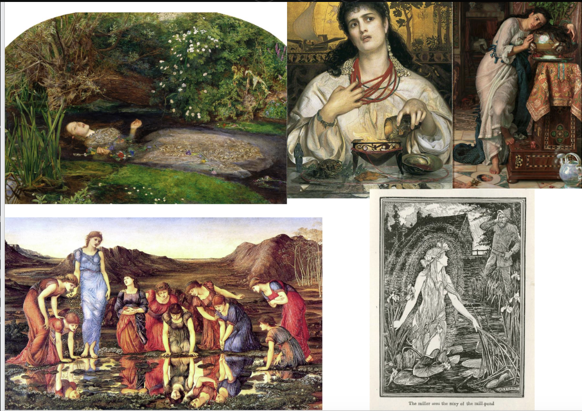 <p><span>-Dismissing the requirements of “fine” art that dominated since Raphael (Renaissance)<br>- Natural detail, every single leaf on a plant<br>- Observation AND photographic reference<br>- Full picture plane, as if the image will be engraved<br>- Love Ophelia, tragic Romantic stories</span></p>