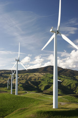 <p>Energy source that uses moving air directly to spin a turbine. (Renewable)</p>
