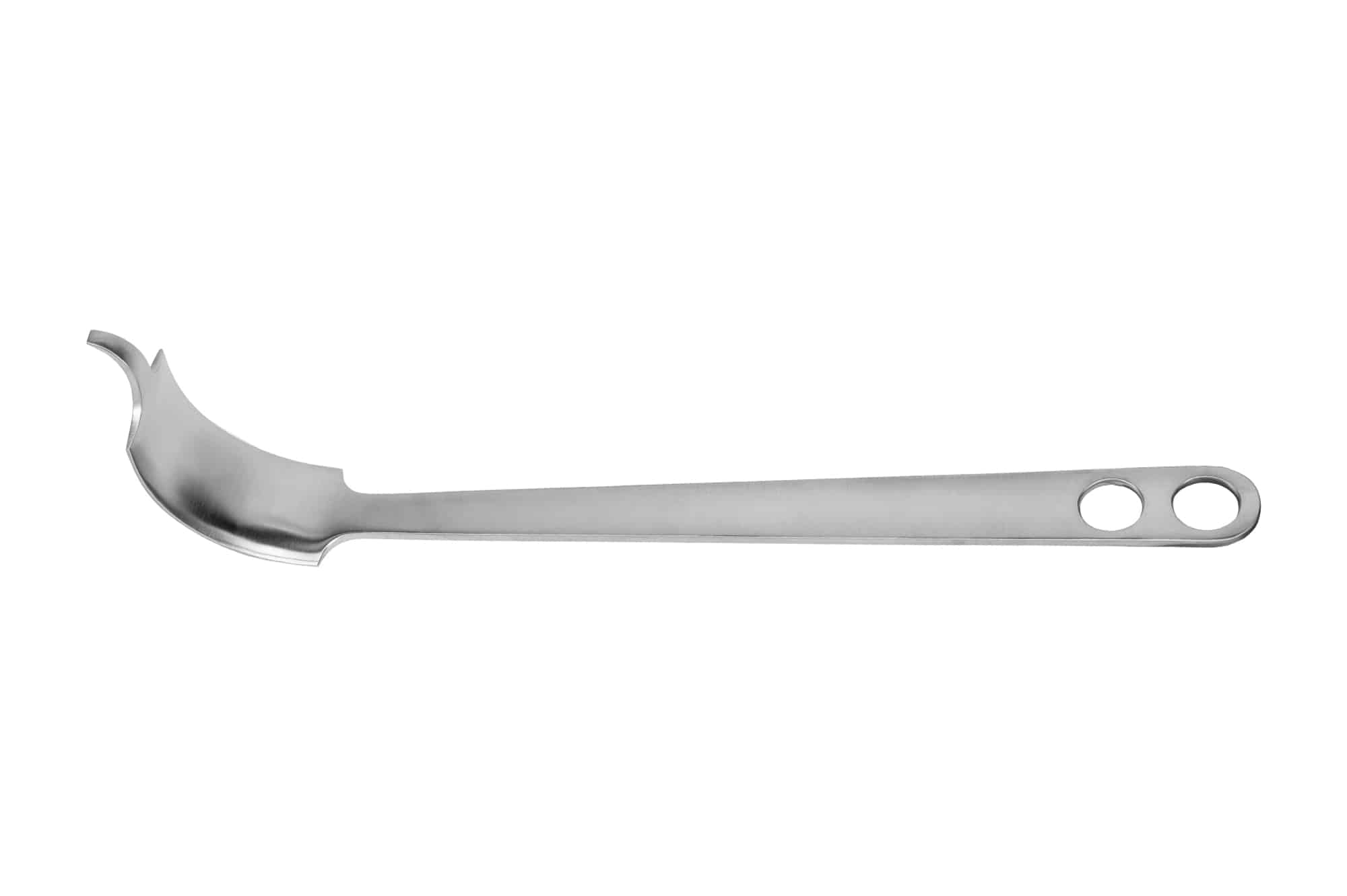 <p>Angled bone lever for tibial exposure (Gupta knee).</p>