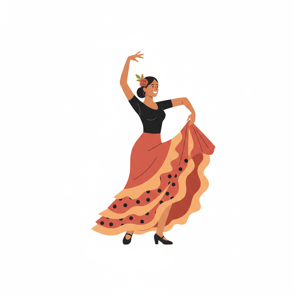 <p>nhảy flamenco<br><br>フラメンコをみます。</p>