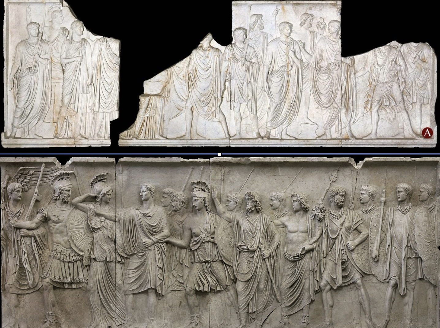 <p>Cancelleria Reliefs is located in…</p>