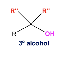 <p>3* alcohol formation</p>