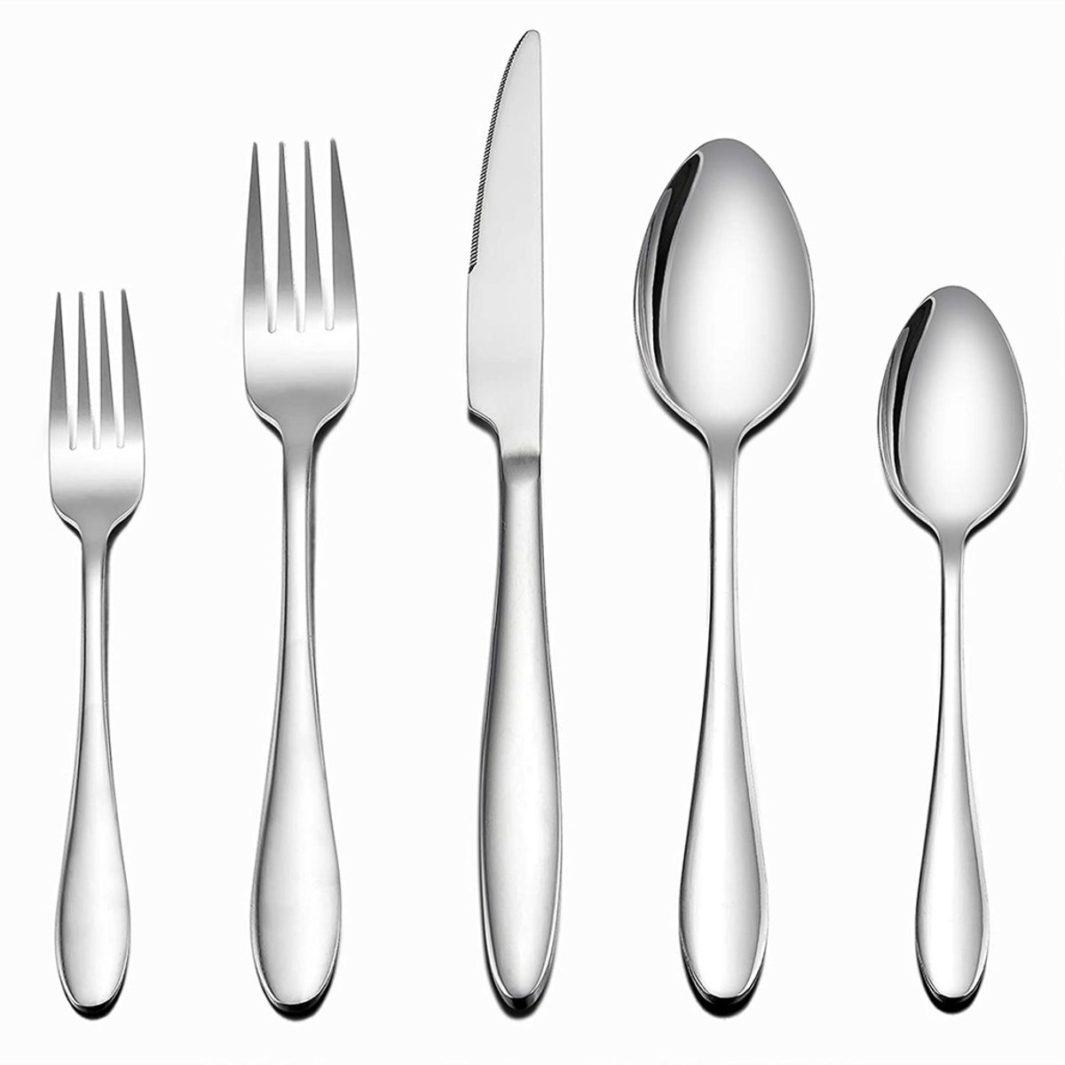 <p>Knives, forks, and spoons used for eating or serving food.</p><p>Example: Can you help me set the table and put out the cutlery?</p>