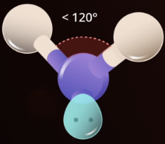 <p><span style="background-color: transparent;">sp<sup>2</sup>, 2 bonds, 1 lone pair, < 120<sup>o</sup> angles, pyridine</span></p>
