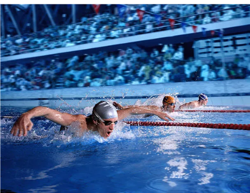 <p><span>The action of being in a competition playing or doing sports against one or more people</span></p>