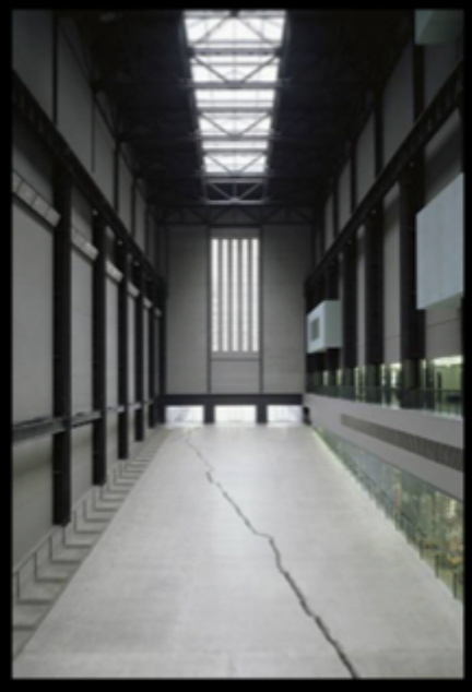 <p>Doris Salcedo, Shibboleth, 2007. (compare and contrast)</p>