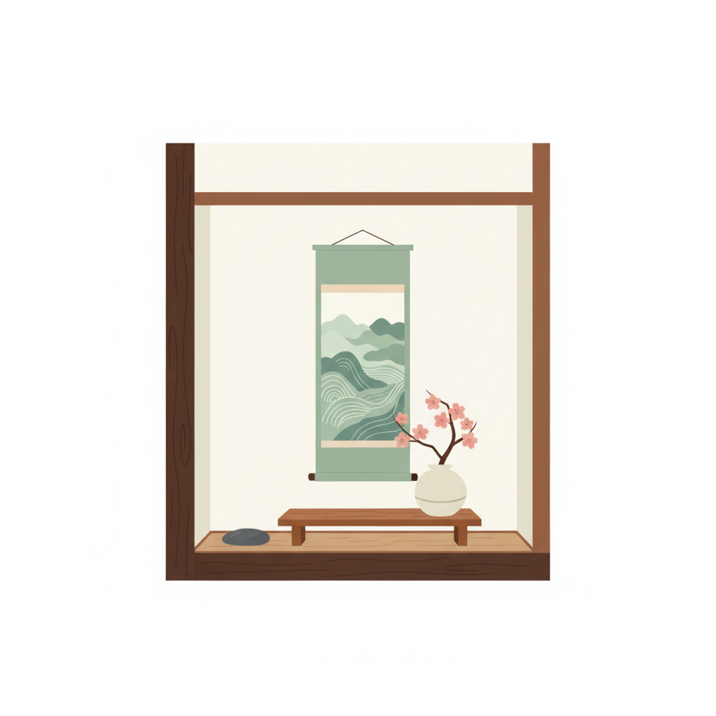 <p>hốc tường</p><p><br>わしつにとこのまがあります。</p>