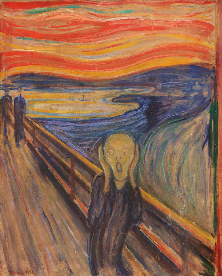 <p>Edvard Munch (The Scream, 1910) </p>
