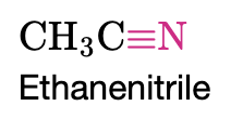 <p><strong>Nitrile</strong></p><p>Name Ending: -nitrile</p>