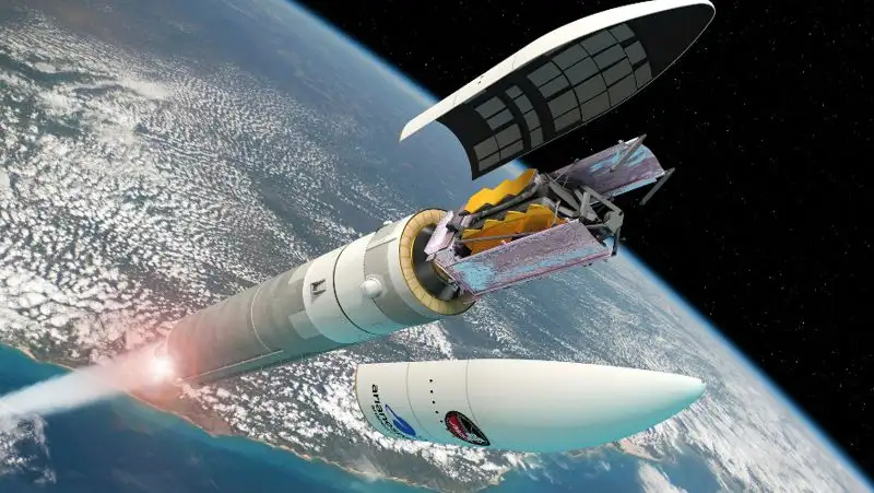 <p>launch into space /ˌlɔːntʃ ˌɪntə ˈspeɪs/</p>