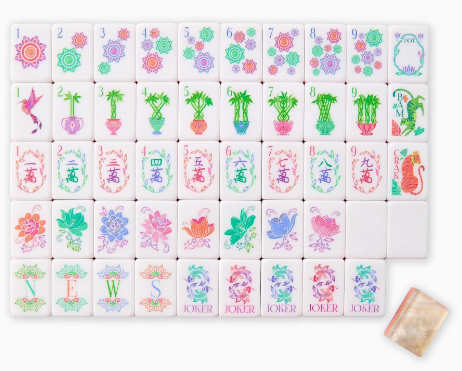 <p>Mother-of-pearl glow; delicate pastels with mandala florals and translucent pearly backing.</p>