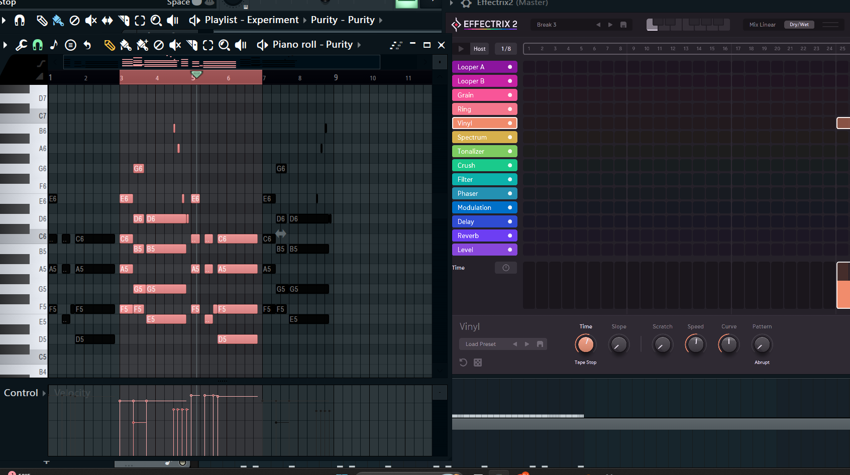 <p>Highlighting <strong>outside </strong>of FL Studio's color-coded grid divisions when trying to sync with effectrix causes a timing ?</p>