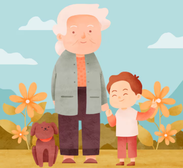 <p>grandchild (males)</p>
