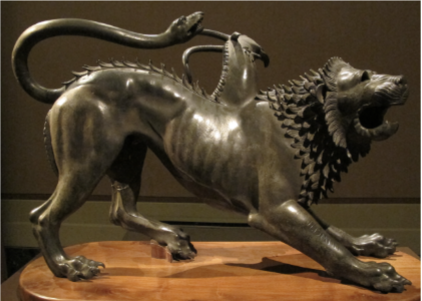 <p>Etruscan relic that suggests these people had a connection or interacted with ancient Greece.</p>