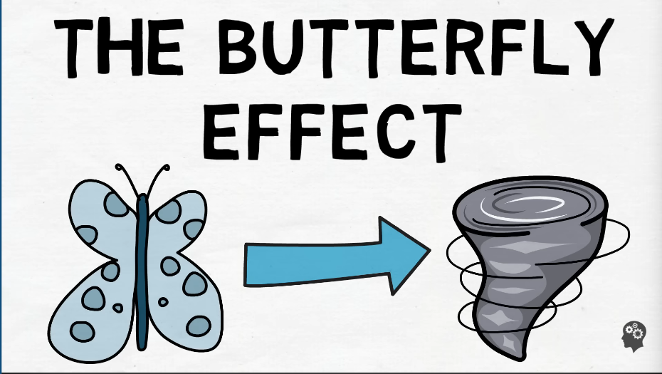 <p>The Butterfly Effect</p>