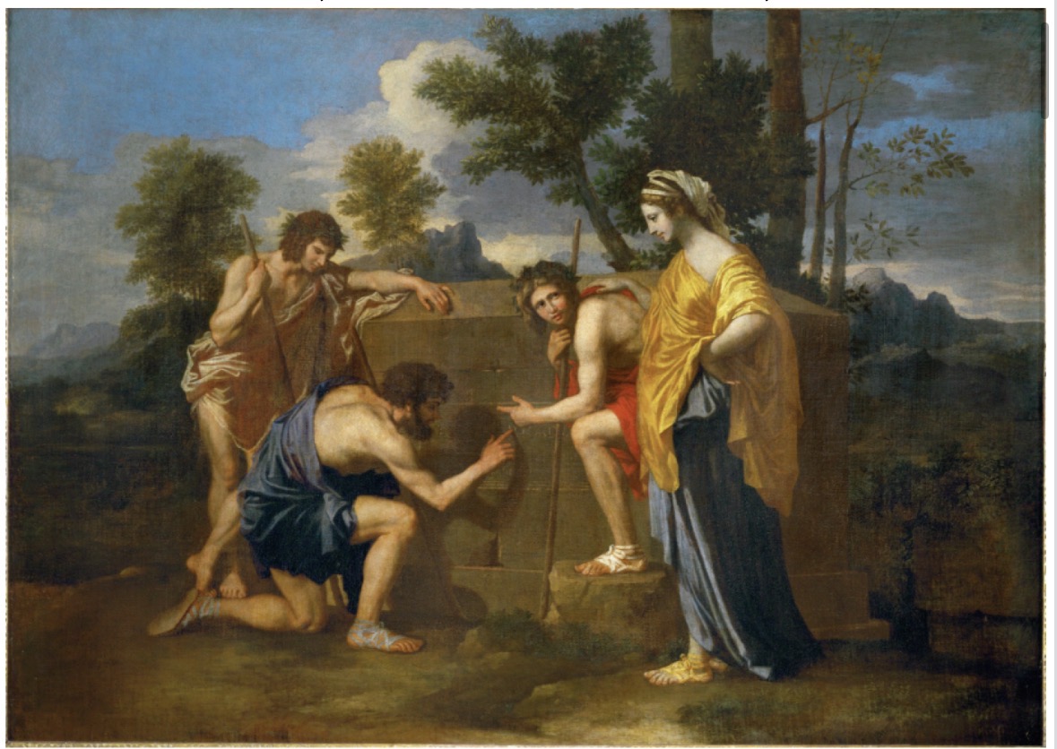 <ul><li><p><span>Poussin, Et En Arcadia Eco, 1655</span></p></li></ul><p></p>