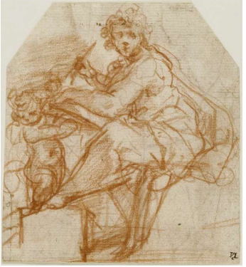 <p>Corrège, <em>Saint Mathieu, </em>1523, Los Angeles</p>